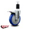 Service Caster 5'' Blue Poly Swivel 1-1/2'' Expanding Stem Caster Total Lock Brake SCC-EXTTL20S514-PPUB-BLUE-112 - alternate 4